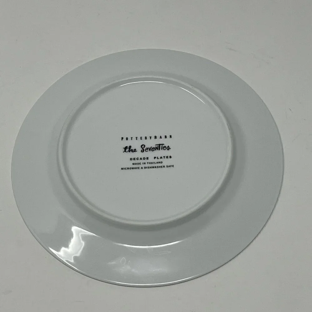 Pottery Barn Decades Millennium plate salad dessert 